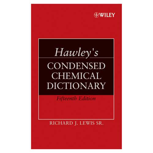 JJ Keller Hawley's Condensed Chemical Dictionary