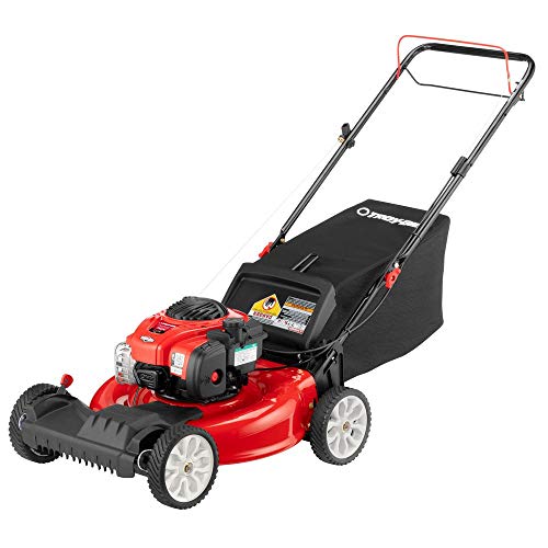 Troy-Bilt TB200 21 in. 140 cc 550e Series Briggs & Stratton Gas Walk Behind Self Propelled Lawn Mower w/ 2-in-1 Triaction Cutting System