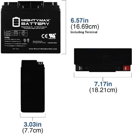 Mighty Max Battery 12V 100 Ah SLA/AGM Battery