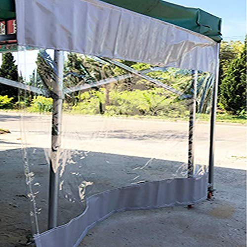 LLFF Tarpaulin Garden Gazebo Marquee Tent Side Panel with Rain and Wind Panels, Waterproof Anti-UV Oxford Cloth Replacement, for Garage, Pergola (Size : 2.5m x 5m(8ft×16ft))