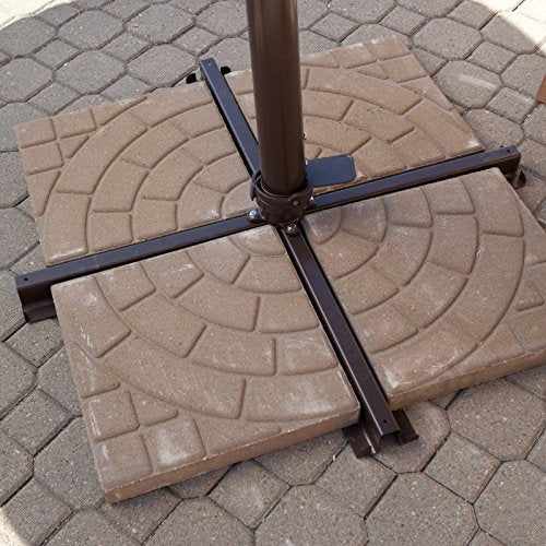 Treasure Garden 8.5-ft. Square Offset Patio Umbrella