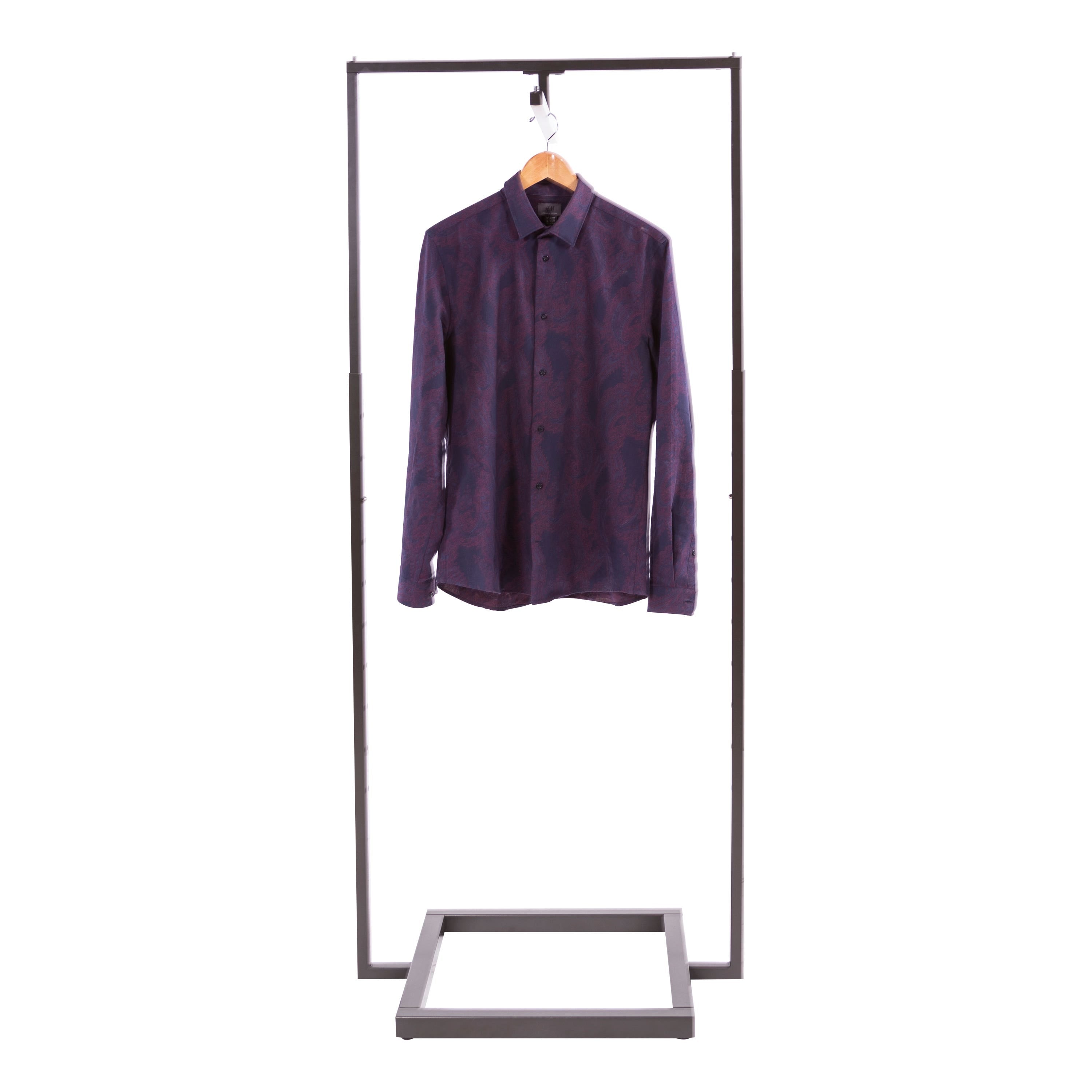 Econoco Linea Extended 2-Way Rack with Straight Bar with Adjustable Height