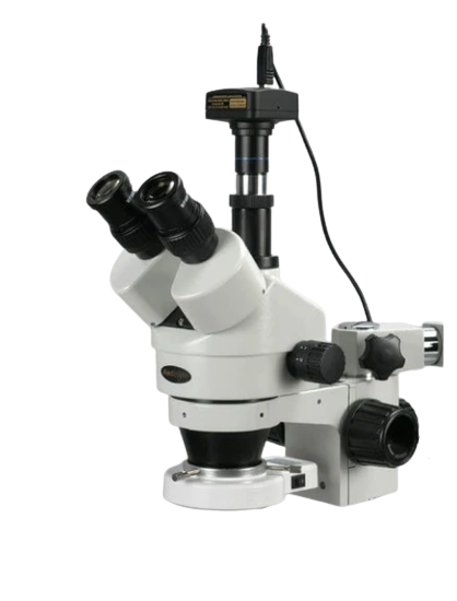 Amscope SM-3TZ-54S-10M 3.5X - 90X Trinocular LED Boom Stand Stereo Microscope Plus 10MP Camera New