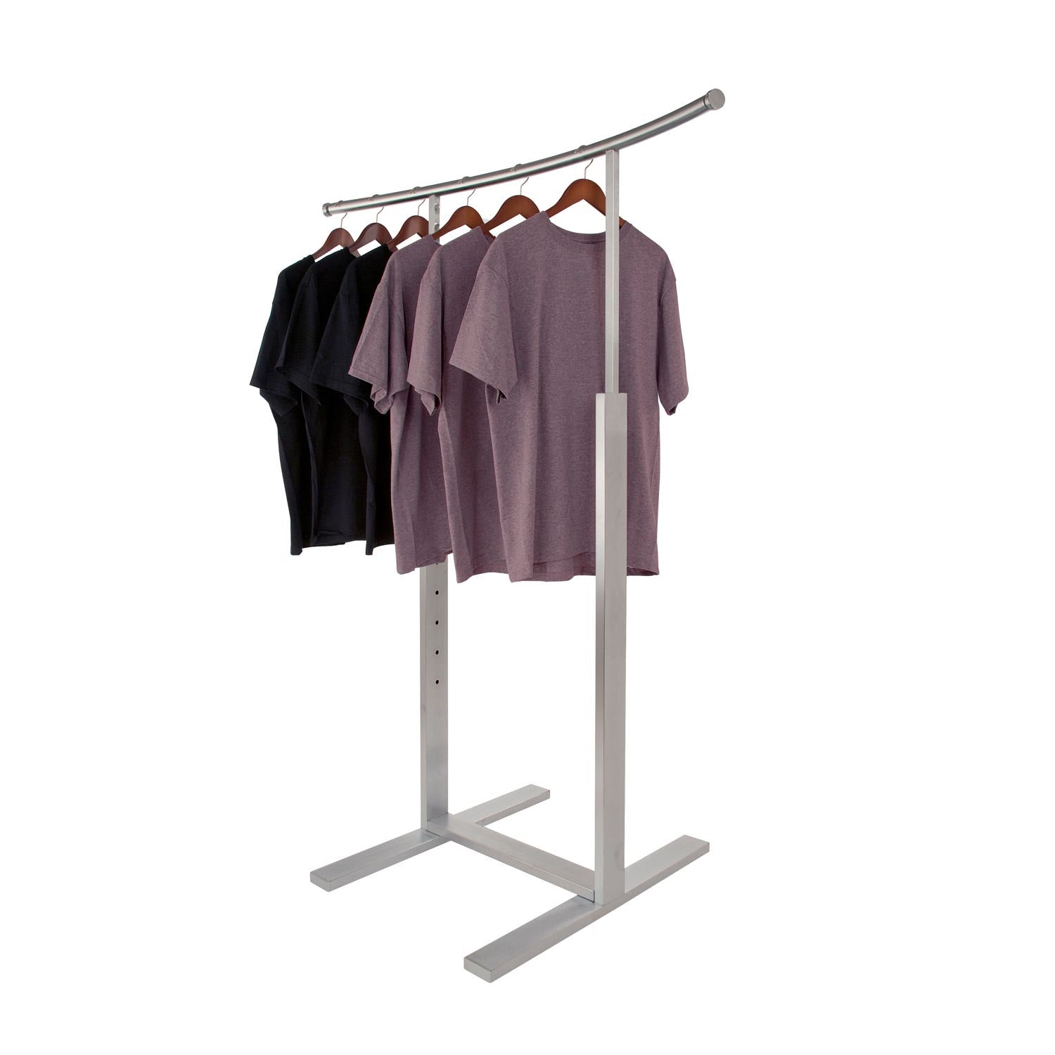 Econoco Single Bar Merchandiser with C-shaped Hang Rail