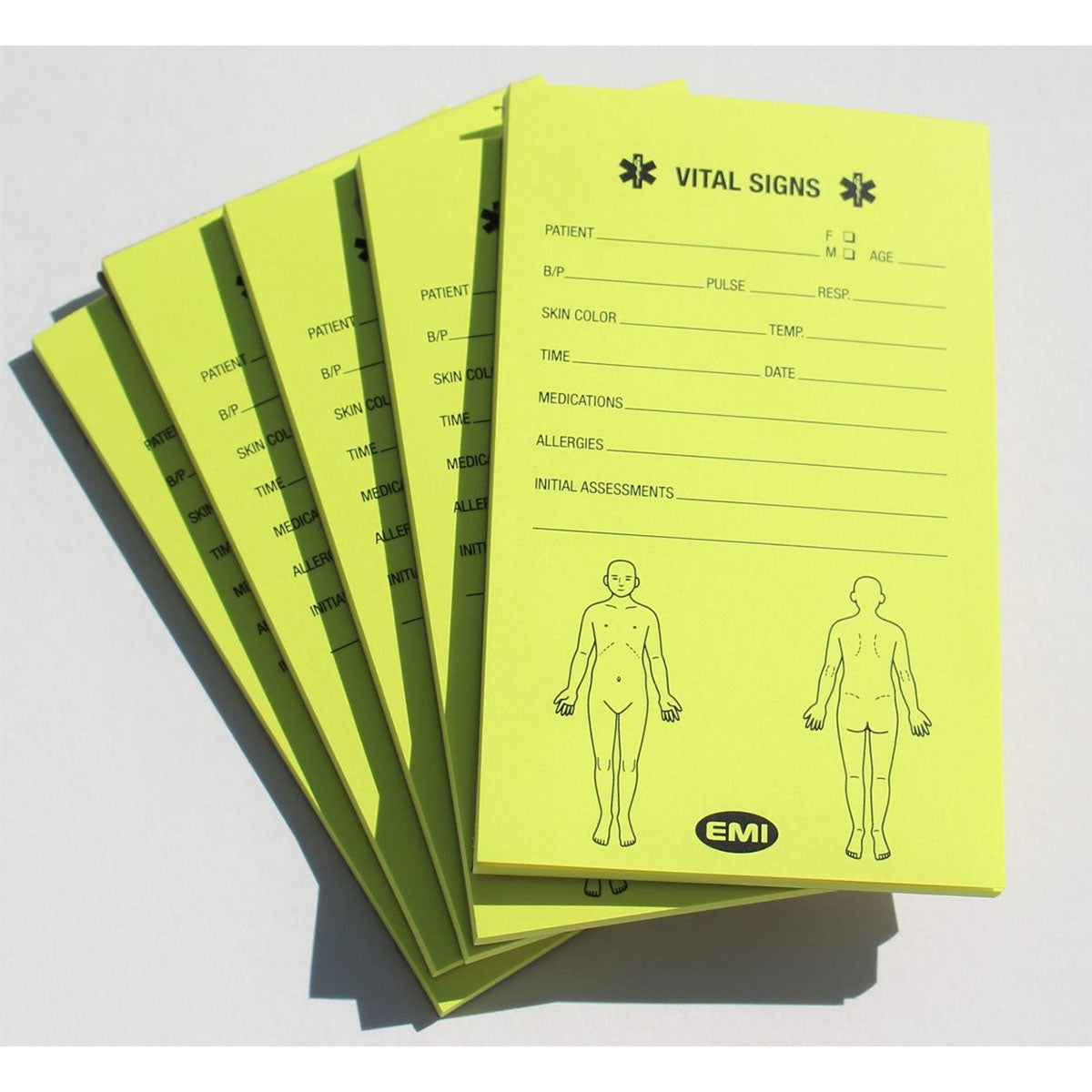 EMI Vital Signs Triage™ Notepads (50 Pieces)