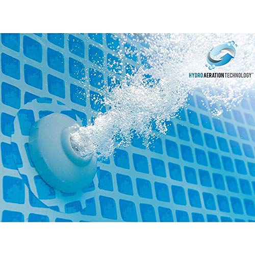 Intex 16ft x 3.5ft Above Ground Rectangular Frame Swimming Pool Set & Skimmer