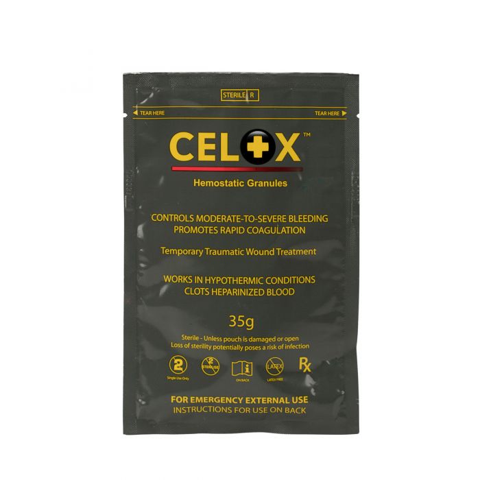 First Aid Only 35g Granules Pack, Celox Blood Clotting Agent (Case of 3)