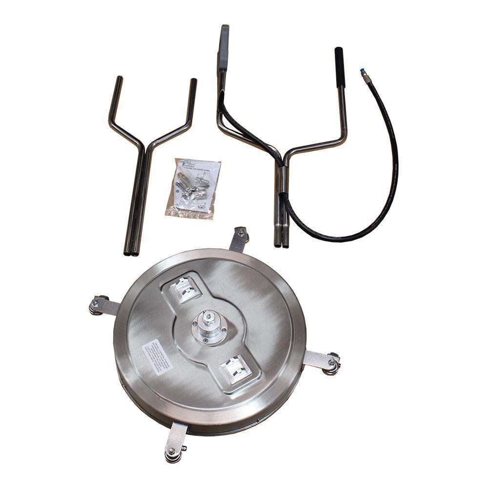 General Pump DCFSCS22Z Stainless Steel Stainless Hammerhead 22 Inch 4000 PSI 8.0 GPM Pressure Washer Flat Surface Cleaner with Casters New