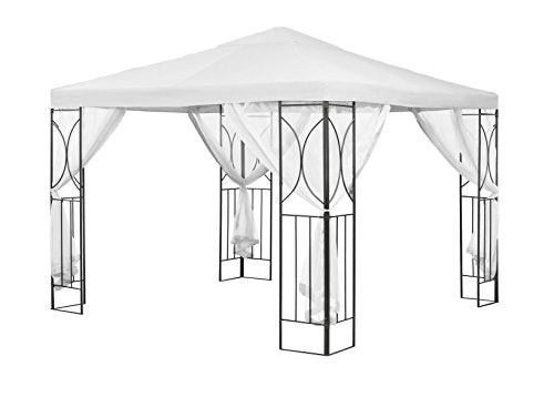 Transcontinental Group PG01078USA Grey 2.5m Cream Gazebo Polenza