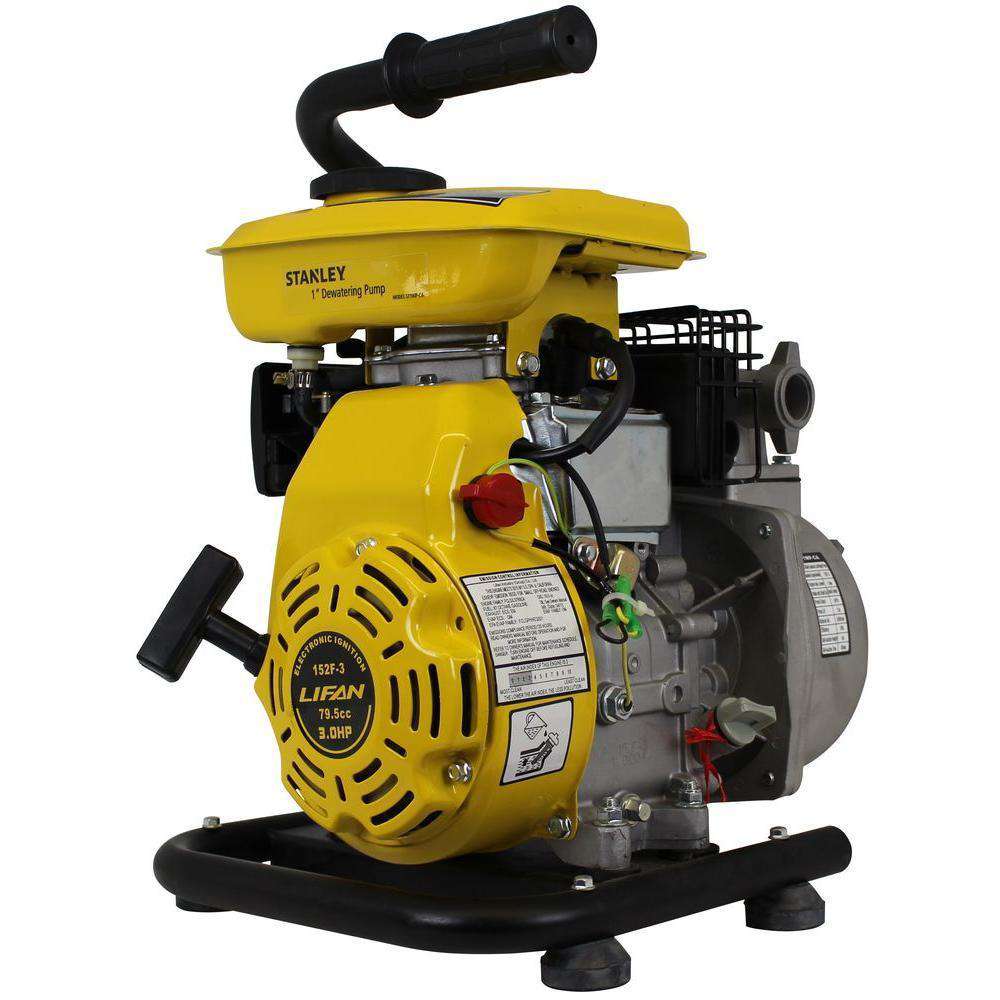 Stanley ST1WP-CA 3 HP 1 in. Suction Non-Submersible Displacement Water Pump New