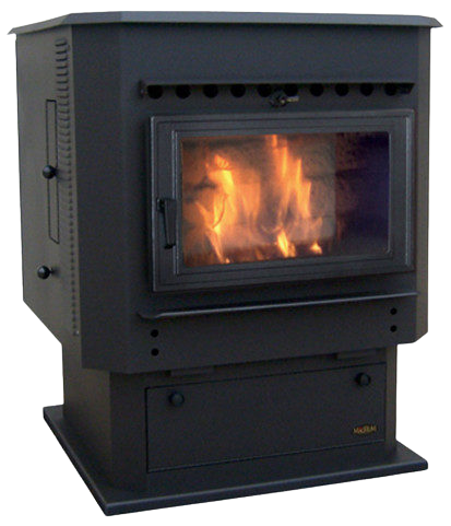 Magnum Countryside 3500P Flex-Fuel Stove With Pedestal And Black Door New