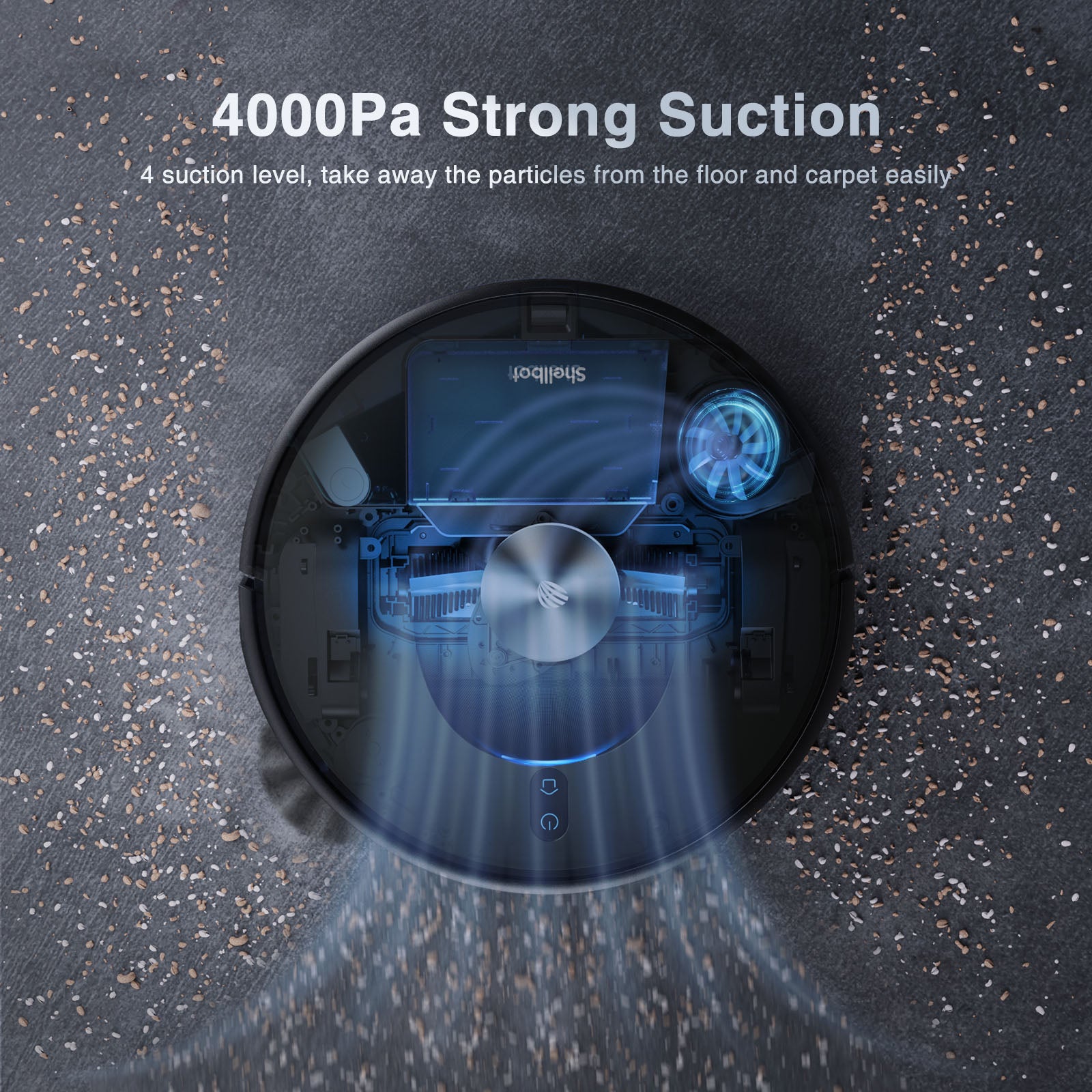 Shellbot SL60 Self-Charging 2 in 1 Robot Vacuum and Mop New