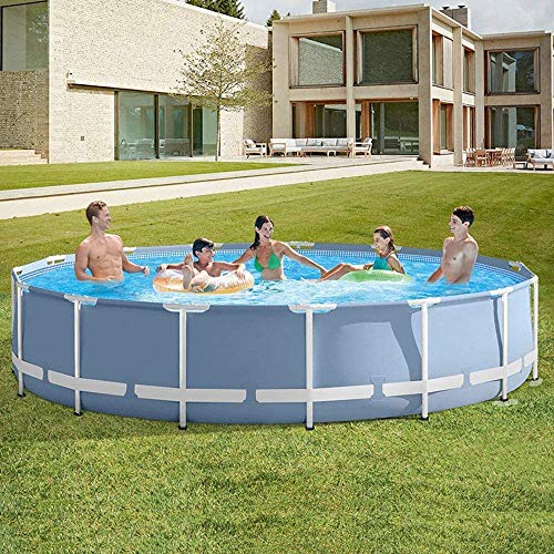 AXHSYZM Family Swim Center Pool with Filter Pump,Frame Swimming Pool for Family Summer Water Fun 6503 L, 366cmX76cm