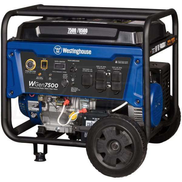 Westinghouse WGen7500 7500W/9500W Gas Remote Start Generator New