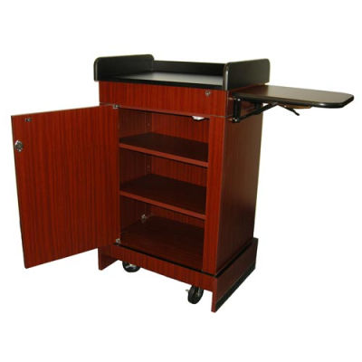 Multimedia Computer Podium / Lectern without Sound - Mahogany
