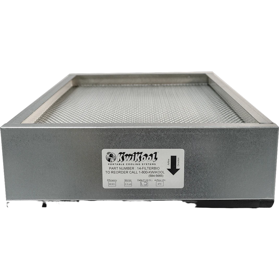 Kwikool 14-FILTERBIO HEPA Replacement Filter New