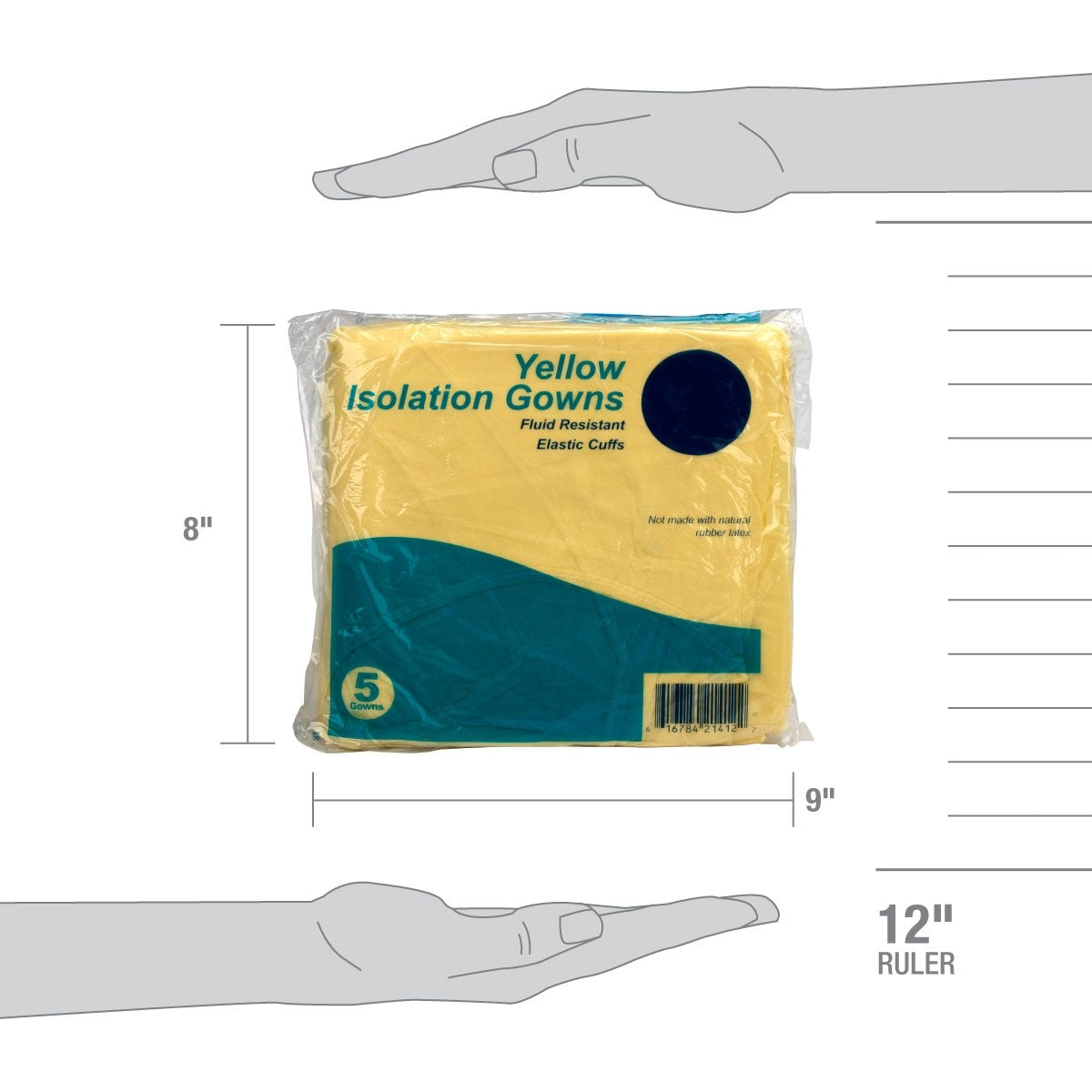 First Aid Only Bloodborne Pathogen (BBP) Gown, Disposable