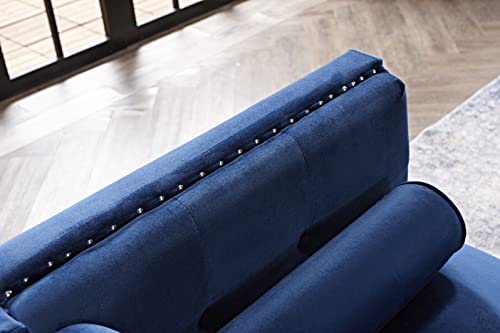 US Pride Furniture S5369N-S5372N-S Sofas, Blue