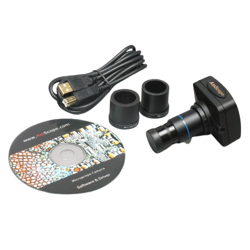 Amscope SM-2TZ-10M 3.5X - 90X Stereo Zoom Microscope with Dual Halogen Lights Plus 10MP Camera New