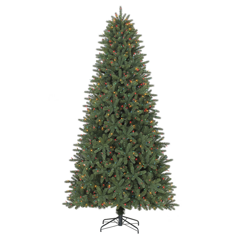Celebrations  9 ft. Multicolored  Prelit Grand Fir  Artificial Tree  1200 lights