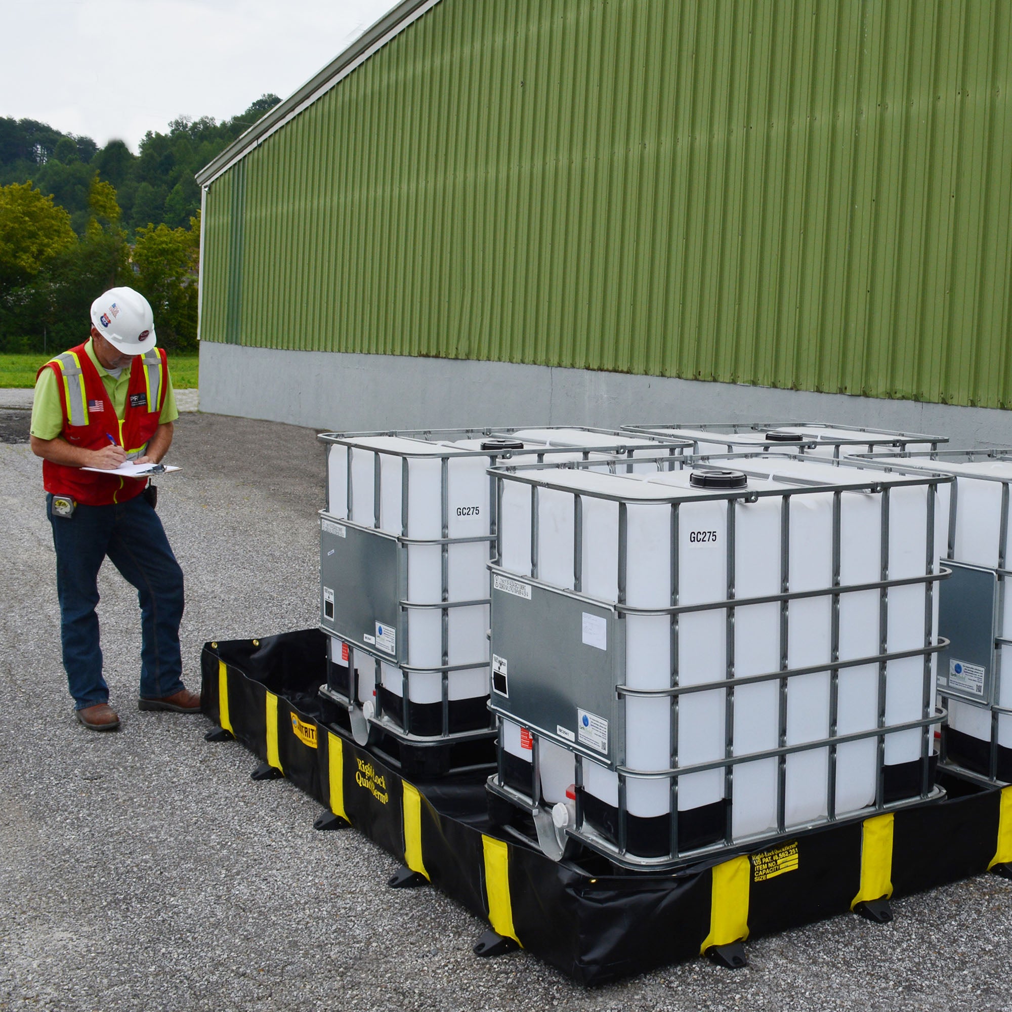 Justrite Rigid-Lock Quickberm®