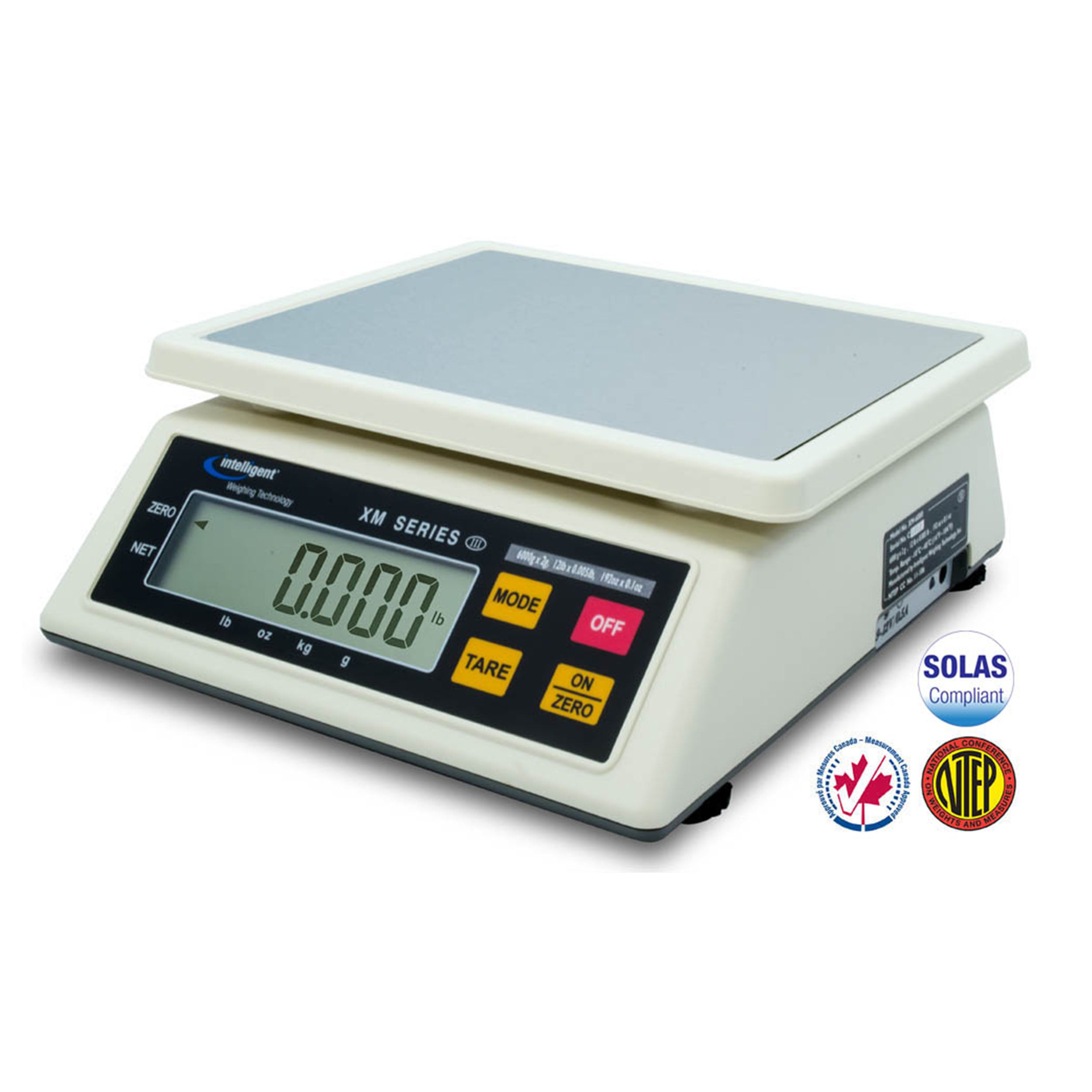 Intelligent Weighing Technology XM-1500 Bench Scale, 3 lb x 0.001 lb, NTEP, Class III