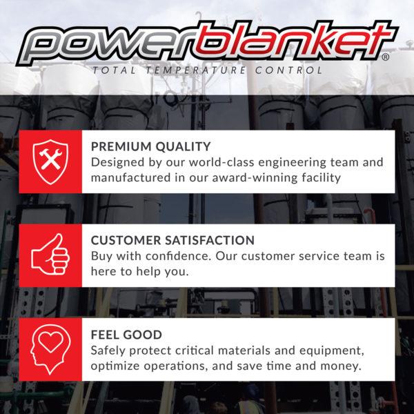 Powerblanket BH15PRO 15 Gallon Drum Heating Blanket 145°F Max Adjustable Controller New