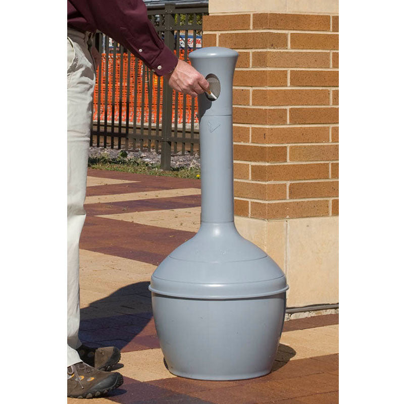 Justrite Elite™ Smoker’s Cease-Fire® Cigarette Butt Receptacle