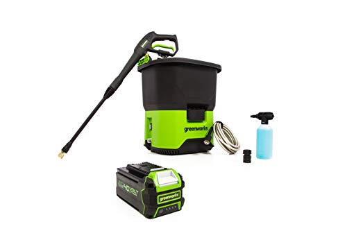 Greenworks 40V Cordless Pressure Washer 4Ah USB Battery Included PWF301