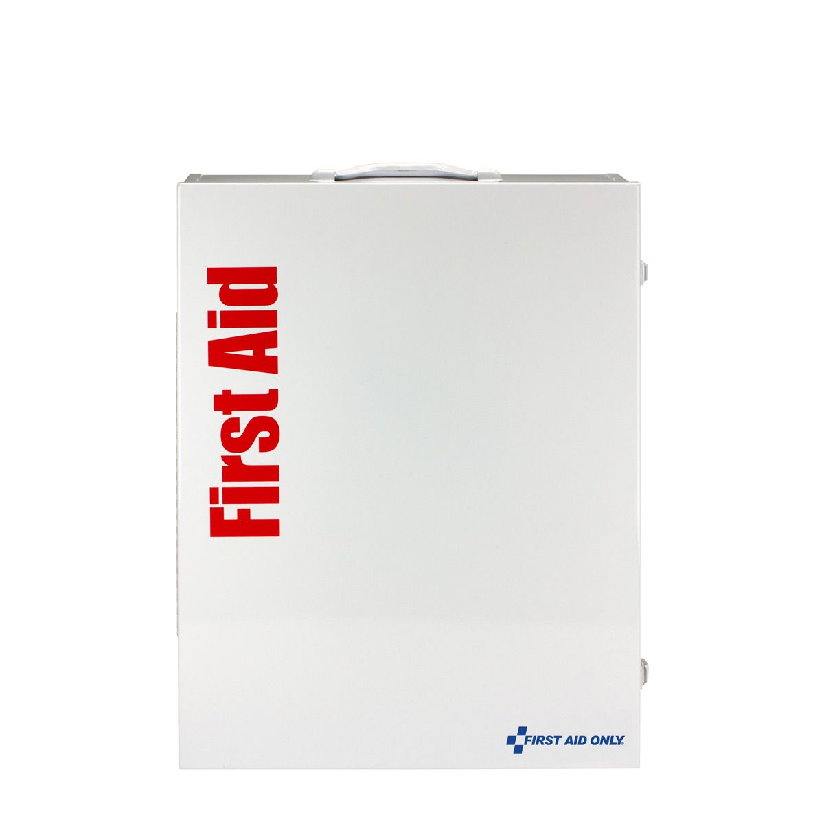 First Aid Only 150 Person XL Metal Smart Compliance General Business First Aid Cabinet without Medications and with Custom Logo (Case of 5)