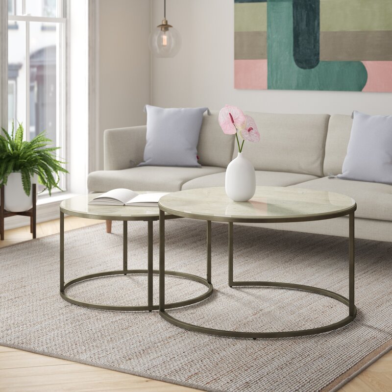 Louisiana Nesting 2 Piece Coffee Table Set