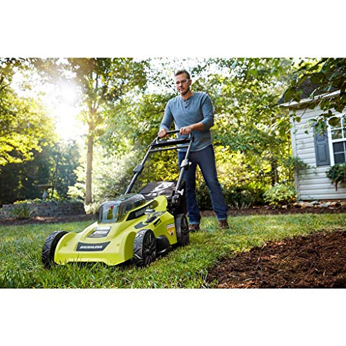 RYOBI Lawn Mower 20 in. 40-Volt Lithium-Ion Brushless Cordless Walk Behind
