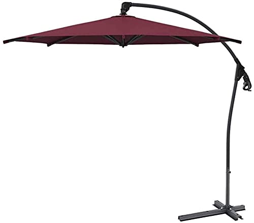 Patio Umbrella Garden Patio Parasol Parasol Umbrellas, Patio Cantilever Umbrellas, Adjustable Angles, Waterproof and Uv Resistant Fabrics, Foldable Outdoor Market Umbrella, Suitable for Terrace, Pool