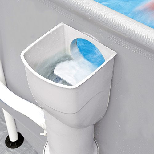 Blue Wave NB19791 18-ft Round 52-in Deep Active Frame Package Above Ground Swimming Pool with Cover, x