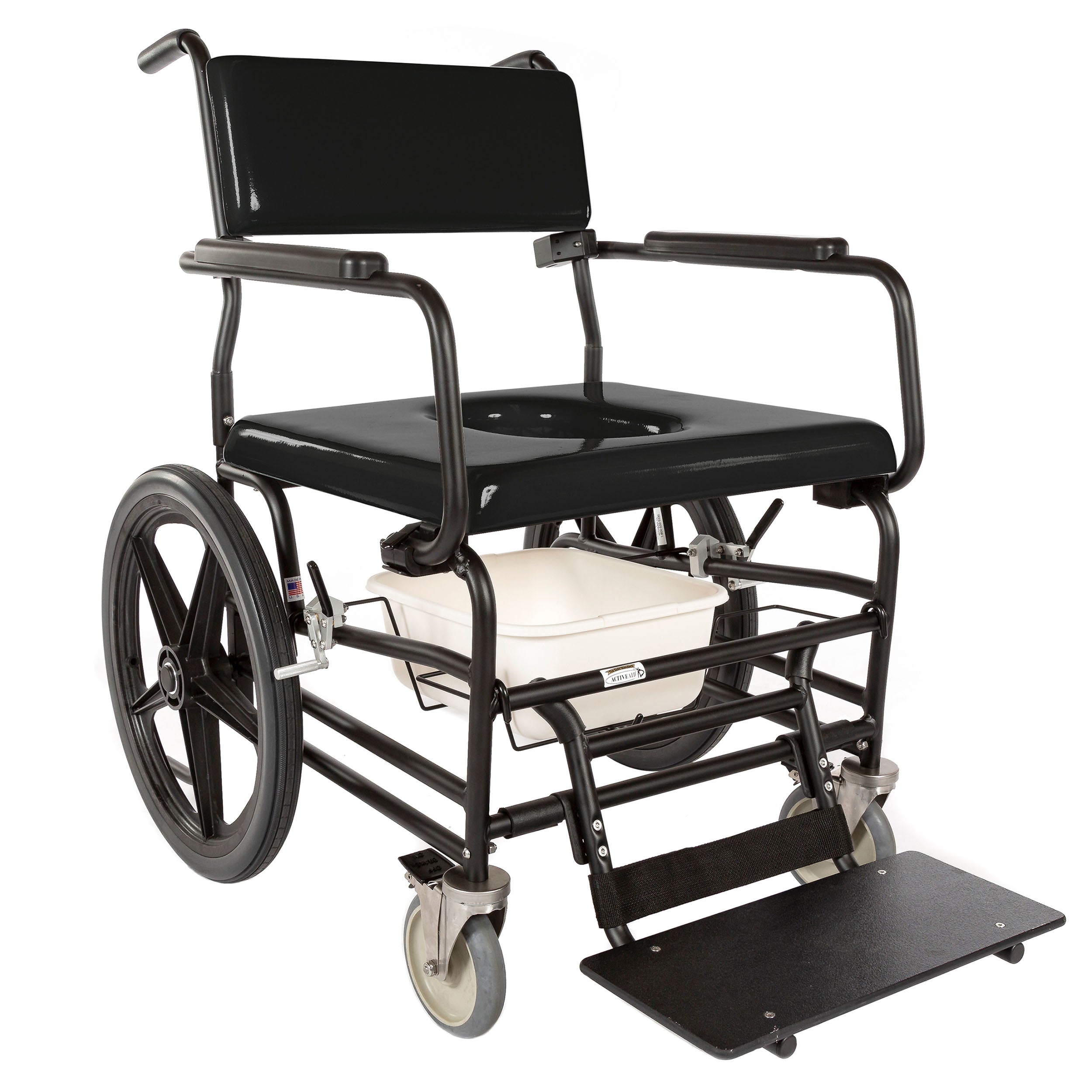 ActiveAid 720 Bariatric Rehab Shower/Commode Chair