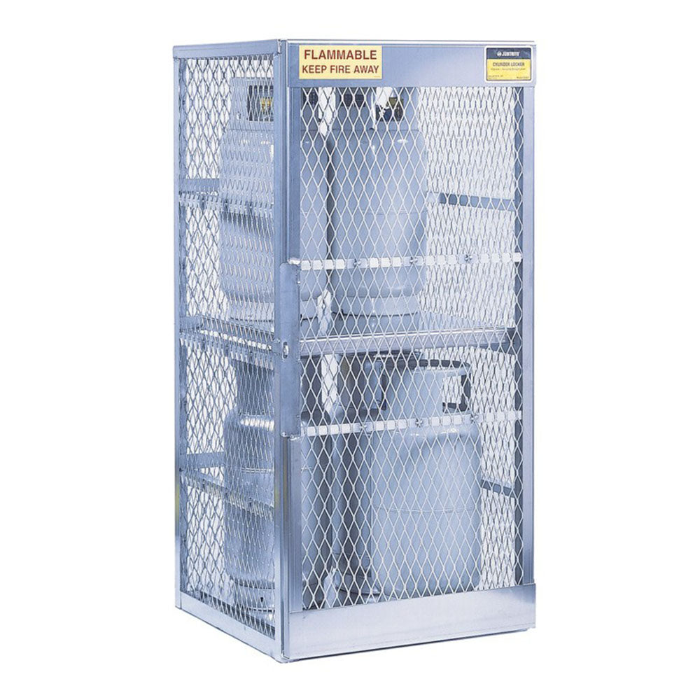 Justrite LPG Cylinder Capacity, Gas Cylinder Cabinet Locker