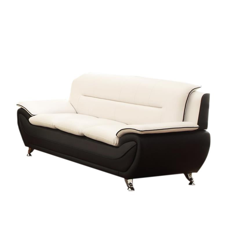 Montac Faux Leather Living Room Sofa