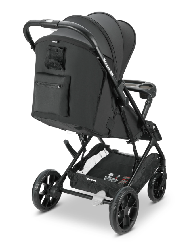 Joovy Kooper RS Single Stroller With Snack Tray Black New