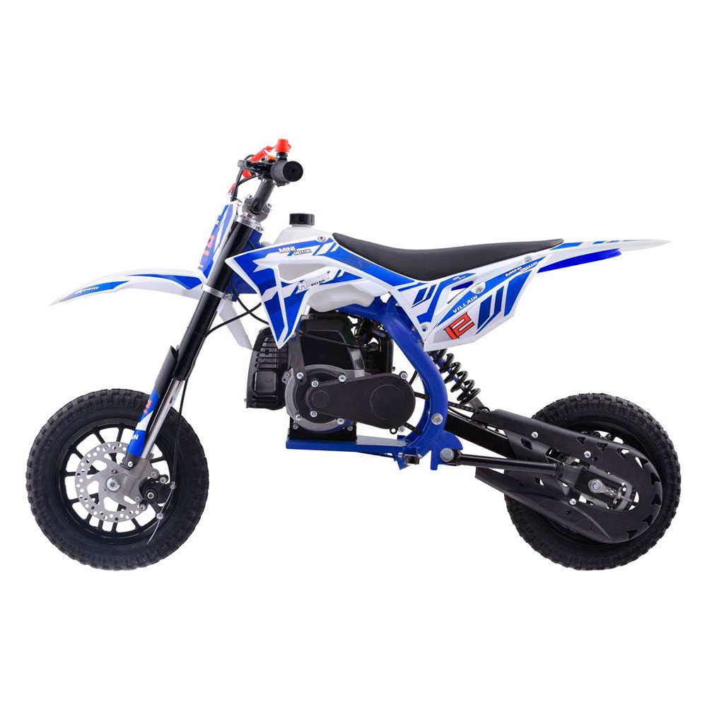MotoTec Villain 52cc 2-Stroke Kids Gas Dirt Bike