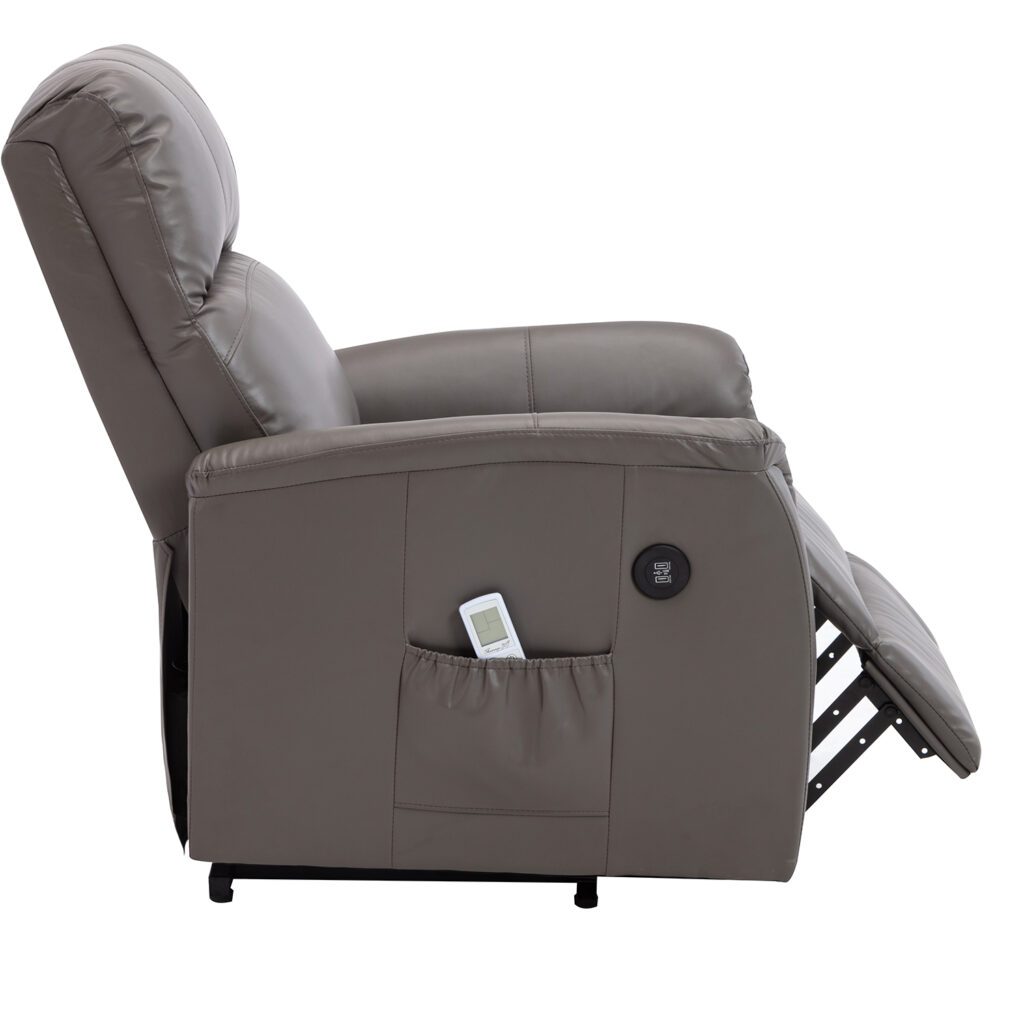 Lifesmart Luxury Leather Power Lift and Recline Massage Chair with Heat Therapy New