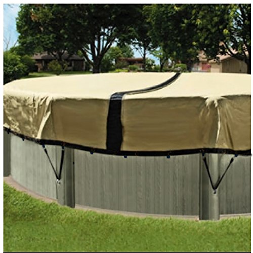 In The Swim 18 x 34 Foot Oval Ultimate Above Ground Winter Pool Cover - 12 Year Warranty