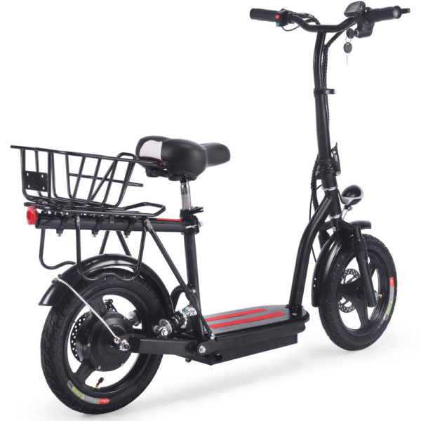 Mototec 48v350w Cruiser Lithium Electric Scooter Black