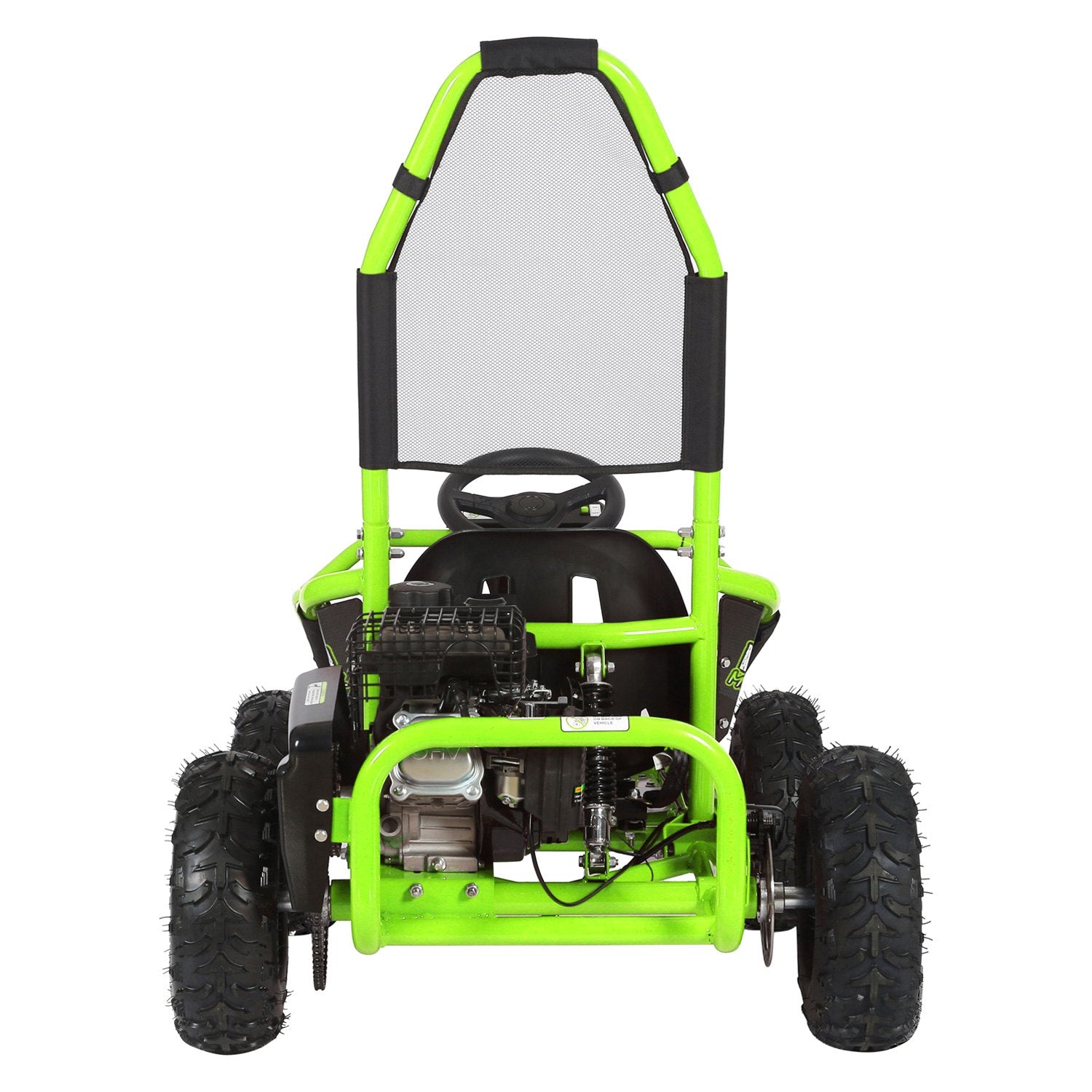 MotoTec Mud Monster Full Suspension Gas Powered 98cc Kids Go Kart