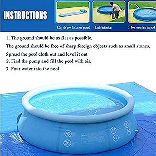 Bewinch Inflatable Pool for Kids, Garden Pool,Family Inflatable Swimming Pool(300X76cm), Outdoor Garden Backyard Summer Water Party, Ages 3+