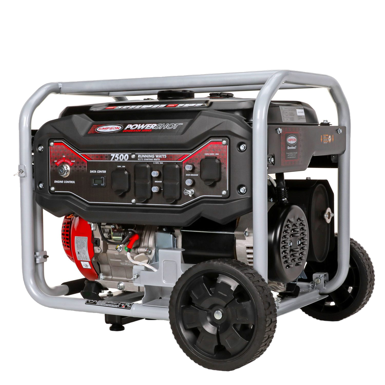 Simpson SPG7593E 7500W/9375W 420cc Electric Start Gas Generator New