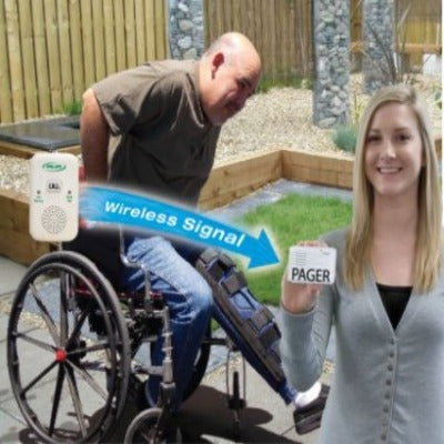 Smart Caregiver Fall Prevention Alert 24x36 Corded Floor Mat to Wireless Pager