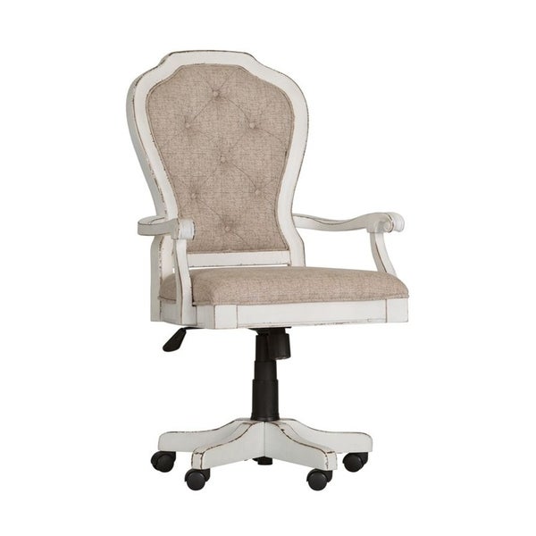 Magnolia Manor Antique White Jr Executive Desk Chair