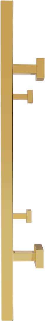 WarmlyYours TW-SR08GS-HP Sierra Dual Connection 8 Bar Towel Warmer in Gold New