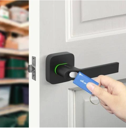 U-Tec UL1 Bluetooth Enabled Fingerprint and Key Fob Smart Lock in Black New