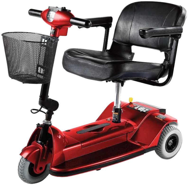 Zip'r 3-Wheel Travel Mobility Scooter Red Open Box